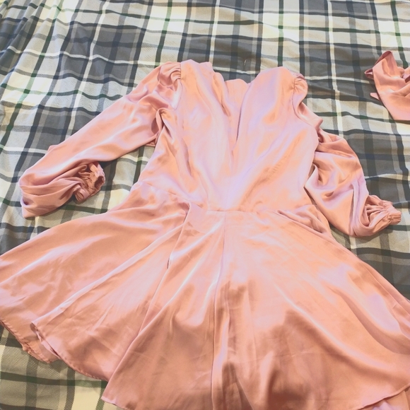 Small-medium silk mini cocktail dress - Picture 2 of 4